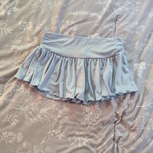 Baby blue miniskort